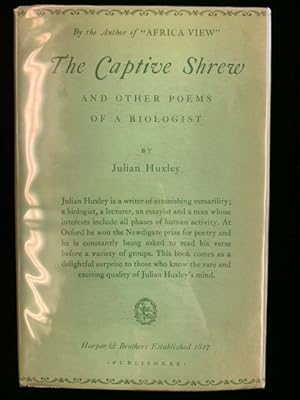 The Captive Shrew and Other Poems of a Biologist