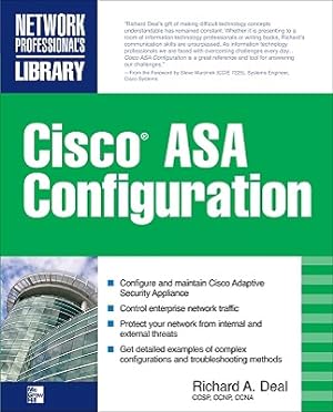 Imagen del vendedor de Cisco ASA Configuration (Paperback or Softback) a la venta por BargainBookStores