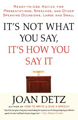 Imagen del vendedor de It's Not What You Say, It's How You Say It (Paperback or Softback) a la venta por BargainBookStores