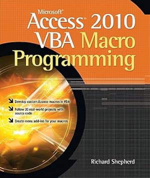 Seller image for Microsoft Access 2010 VBA Macro Programming (Paperback or Softback) for sale by BargainBookStores