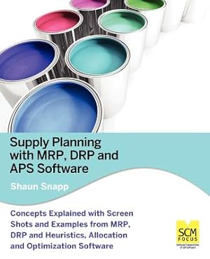 Imagen del vendedor de Supply Planning with MRP, Drp and APS Software (Paperback or Softback) a la venta por BargainBookStores