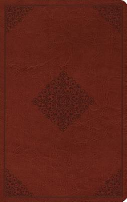 Bild des Verkufers fr Large Print Value Thinline Bible-ESV-Ornament Design (Leather / Fine Binding) zum Verkauf von BargainBookStores