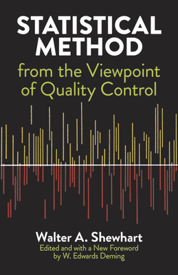 Imagen del vendedor de Statistical Method from the Viewpoint of Quality Control (Paperback or Softback) a la venta por BargainBookStores