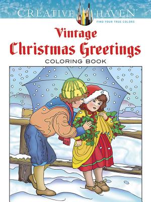 Immagine del venditore per Creative Haven Vintage Christmas Greetings Coloring Book (Paperback or Softback) venduto da BargainBookStores