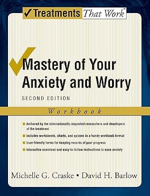 Imagen del vendedor de Mastery of Your Anxiety and Worry (Paperback or Softback) a la venta por BargainBookStores