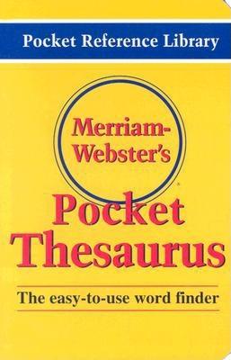 Seller image for Merriam-Webster's Pocket Thesaurus (Paperback or Softback) for sale by BargainBookStores