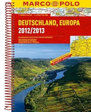 Bild des Verkufers fr Marco Polo Reiseatlas Deutschland, Europa 2012/2013 1:300.000 zum Verkauf von Kepler-Buchversand Huong Bach