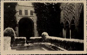 Bild des Verkufers fr Ansichtskarte / Postkarte Sevilla Andalusien Spanien, Alcazar, Patio del Yeso zum Verkauf von akpool GmbH