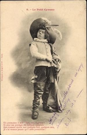 Ansichtskarte / Postkarte Theater, Le Petit Cyrano, Cyrano de Bergerac, Kostüm