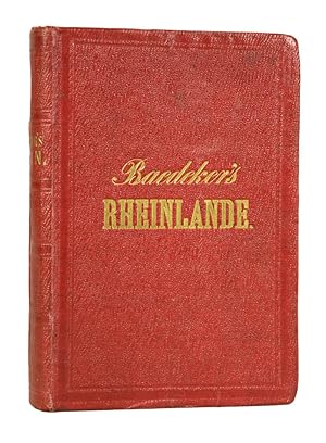 Bild des Verkufers fr Deutschland. Rheinlande von der Schweizer bis zur Hollaendischen Grenze, Schwarzwald, Vogesen, Haardt, Odenwald, Taunus, Eifel, Siebengebirge, Nahe, Lahn, Mosel, Ahr, Wupper und Ruhr. zum Verkauf von Shapero Rare Books