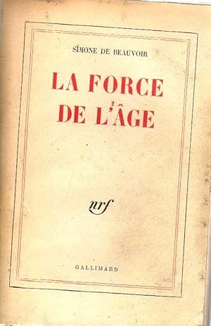 Seller image for La Force de l'age for sale by Laboratorio del libro