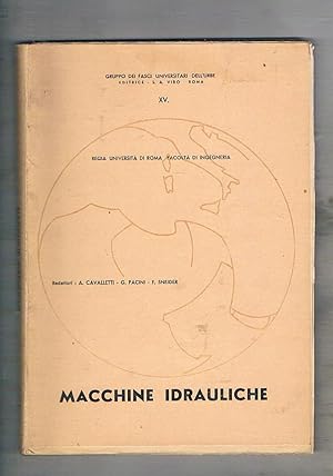 Imagen del vendedor de Macchine idrauliche. Dispensa universitaria. a la venta por Libreria Gull