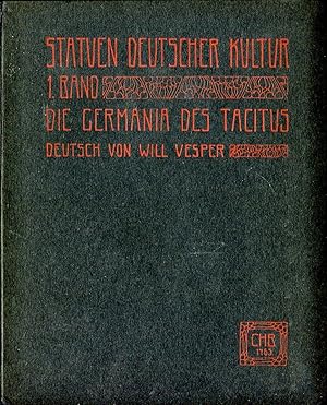 Seller image for Die Germania des Tacitus for sale by Versandantiquariat Brigitte Schulz