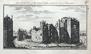 GLOUCESTERSHIRE BEVERSTON CASTLE Original Antique Copper Engraved Print 1770