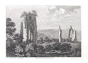 WESTMORLAND, CUMBRIA,SHAP ABBEY Hooper,Grose ,Antique Print 1774