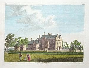 BEAULIEU ABBEY, HAMPSHIRE Original antique hand coloured print 1783