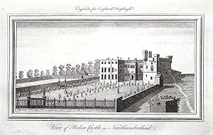 NORTHUMBERLAND, BELSO CASTLE, England Displayed, Antique Print 1769