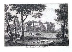 WALES, LLANTYSILIO, VALLE CRUCIS ABBEY, DENBIGHSHIRE, Hooper Antique Print 1776