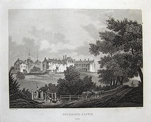 Borders Available Framed Northern England Northumberland Original Antique Engraving Vintage Wall Decor 1817 Newminster Abbey