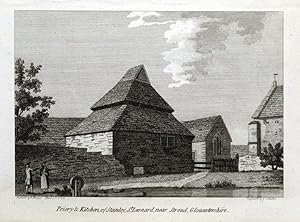 LEONARD STANLEY PRIORY, STONEHOUSE, GLOUCESTERSHIRE antique print 1786