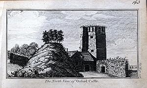 OXFORD CASTLE Original Copper Engraved Antique Print c1770