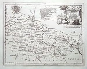 Antique Map BERKSHIRE Thomas Kitchin original 1776