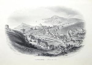 DEVON, ILFRACOMBE TOWN, Townsend, Besley, Antique Print c 1860