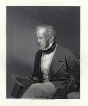 PALMERSTON portrait Prime Minister antique print c1880