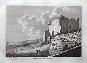 TYNEMOUTH CASTLE, NORTHUMBERLAND antique print 1783