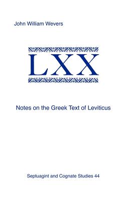 Imagen del vendedor de Notes on the Greek Text of Leviticus (Paperback or Softback) a la venta por BargainBookStores