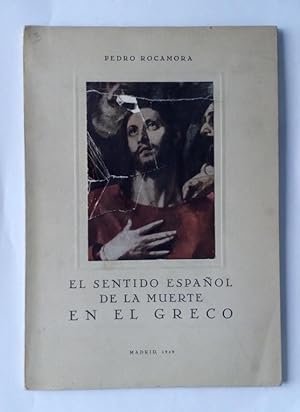 Seller image for El sentido espaol de la muerte en el Greco. for sale by ARREBATO LIBROS