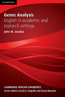 Imagen del vendedor de Genre Analysis: English in Academic and Research Settings (Paperback or Softback) a la venta por BargainBookStores