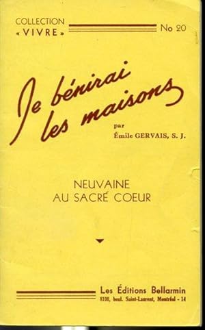 Immagine del venditore per Je bnirai les maisons - Collection Vivre #20 venduto da Librairie Le Nord