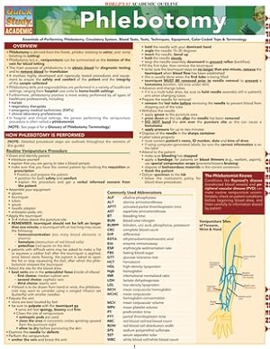 Imagen del vendedor de Phlebotomy: Essentials of Performing Phlebotomy, Circulatory System, Blood Tests, Tools, Techniques, Equipment, Color-Coded Tops & (Poster) a la venta por BargainBookStores