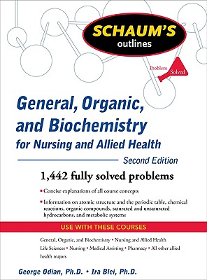 Seller image for Schaum's Outline of General, Organic, and Biochemistry for Nursing and Allied Health (Paperback or Softback) for sale by BargainBookStores