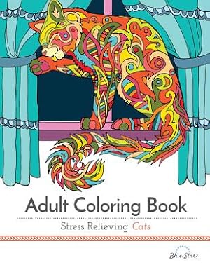 Seller image for Adult Coloring Book: Stress Relieving Cats (Paperback or Softback) for sale by BargainBookStores