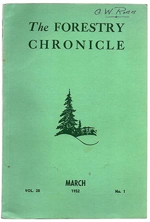 The Forestry Chronicle, March 1952