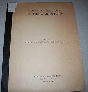 Seller image for College Orations of the War Interim for sale by Easy Chair Books