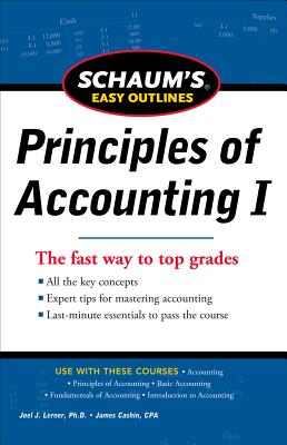 Seller image for Schaum's Easy Outlines Principles of Accounting (Paperback or Softback) for sale by BargainBookStores