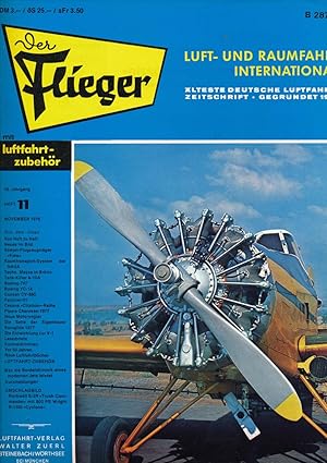 Image du vendeur pour Der Flieger. Luft- und Raumfahrt International. hier: Heft 11/1976 (56. Jahrgang). mis en vente par Versandantiquariat  Rainer Wlfel