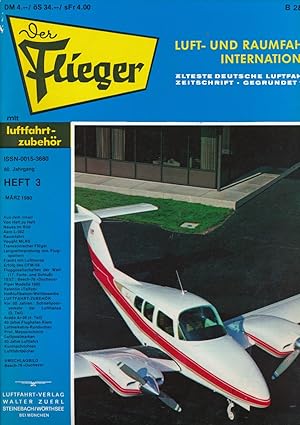 Image du vendeur pour Der Flieger. Luft- und Raumfahrt International. hier: Heft 3/1980 (60. Jahrgang). mis en vente par Versandantiquariat  Rainer Wlfel