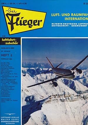 Image du vendeur pour Der Flieger. Luft- und Raumfahrt International. hier: Heft 2/1980 (60. Jahrgang). mis en vente par Versandantiquariat  Rainer Wlfel