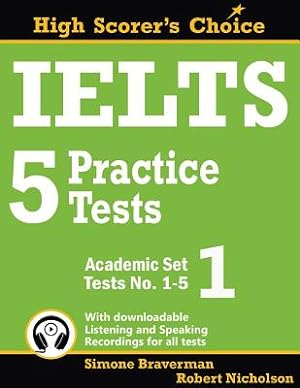 Immagine del venditore per Ielts 5 Practice Tests, Academic Set 1: Tests No. 1-5 (Paperback or Softback) venduto da BargainBookStores