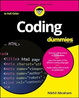 Seller image for Coding for Dummies (Paperback or Softback) for sale by BargainBookStores