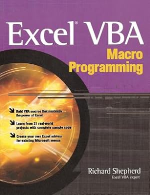 Seller image for Excel VBA Macro Programming (Paperback or Softback) for sale by BargainBookStores