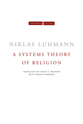 Immagine del venditore per A Systems Theory of Religion (Paperback or Softback) venduto da BargainBookStores