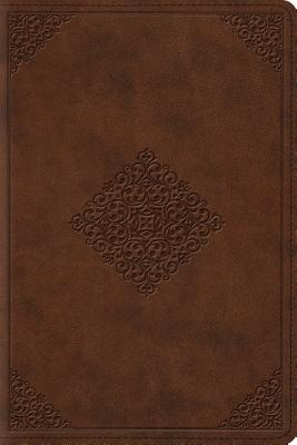 Seller image for Study Bible-ESV-Personal Size Ornament Design (Leather / Fine Binding) for sale by BargainBookStores