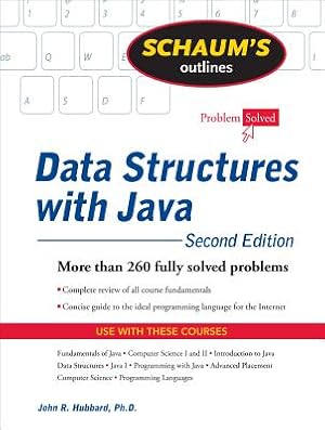 Image du vendeur pour Schaum's Outline of Data Structures with Java (Paperback or Softback) mis en vente par BargainBookStores