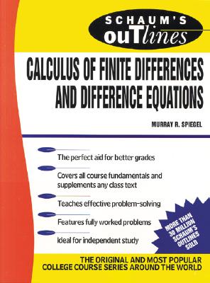 Image du vendeur pour Schaum's Outline of Calculus of Finite Differences and Difference Equations (Paperback or Softback) mis en vente par BargainBookStores