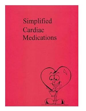 Imagen del vendedor de Simplified Cardiac Medications (Paperback or Softback) a la venta por BargainBookStores